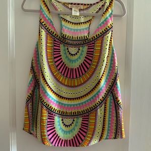 Mara Hoffman multi colored tank blouse